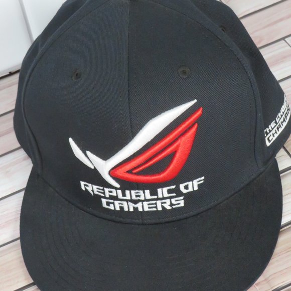 Republic of Gamers* The Choice of Champions Double 8 Peg Snap Back Cap/Hat~ NWOT - Picture 4 of 11